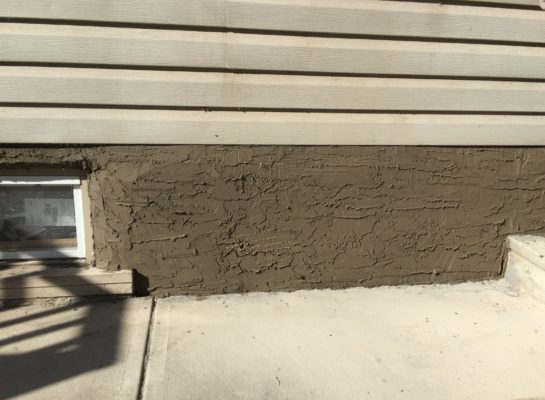 repair crumbling foundation wall