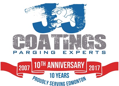 J and J Coatings - Anniversary Logo