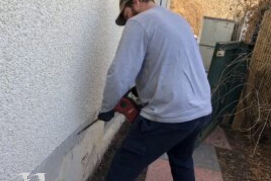 House repair parging